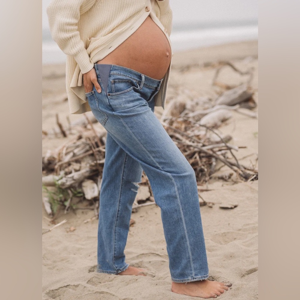 Hatch Blue Boyfriend Jeans
